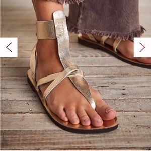 NWOT Free People Vacation Day Wrap Sandals